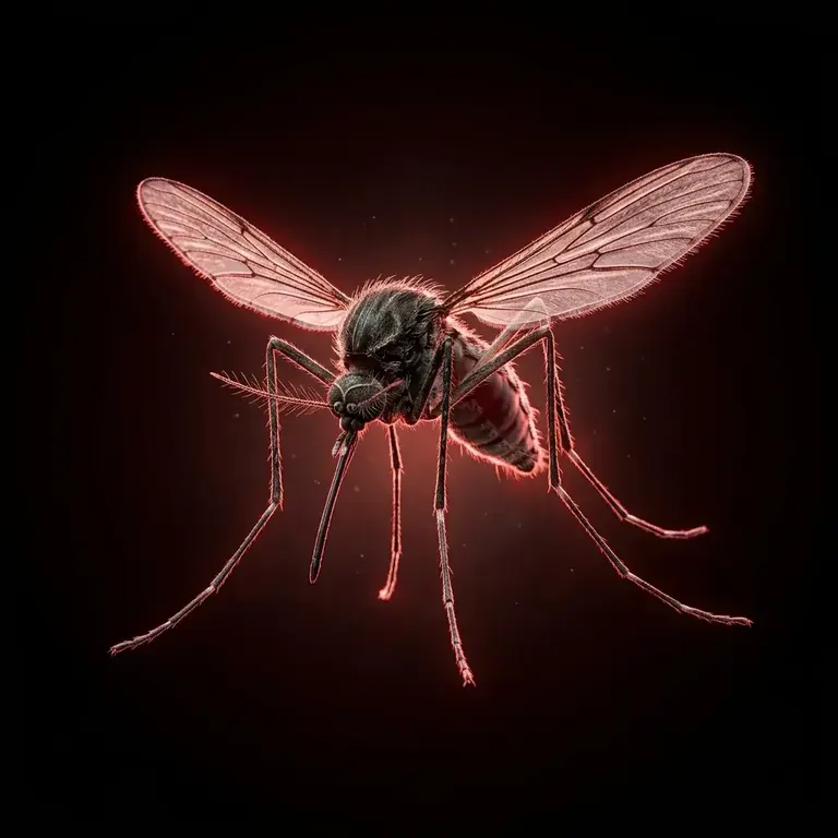 3D render of Australian Australian Mosquito pest