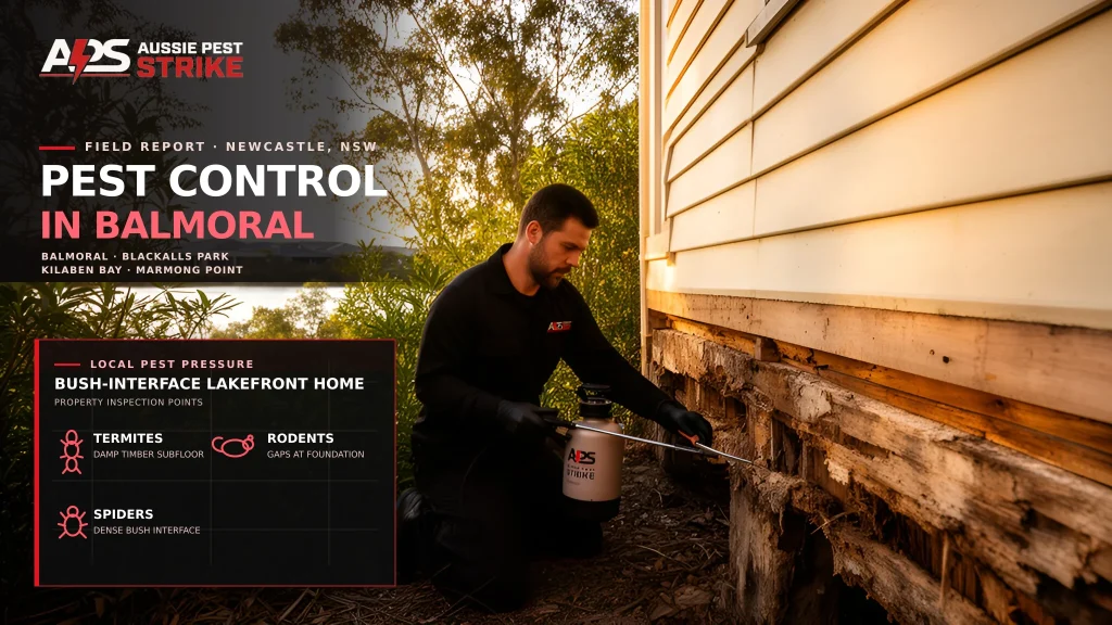 Pest Control in Balmoral — Aussie Pest Strike