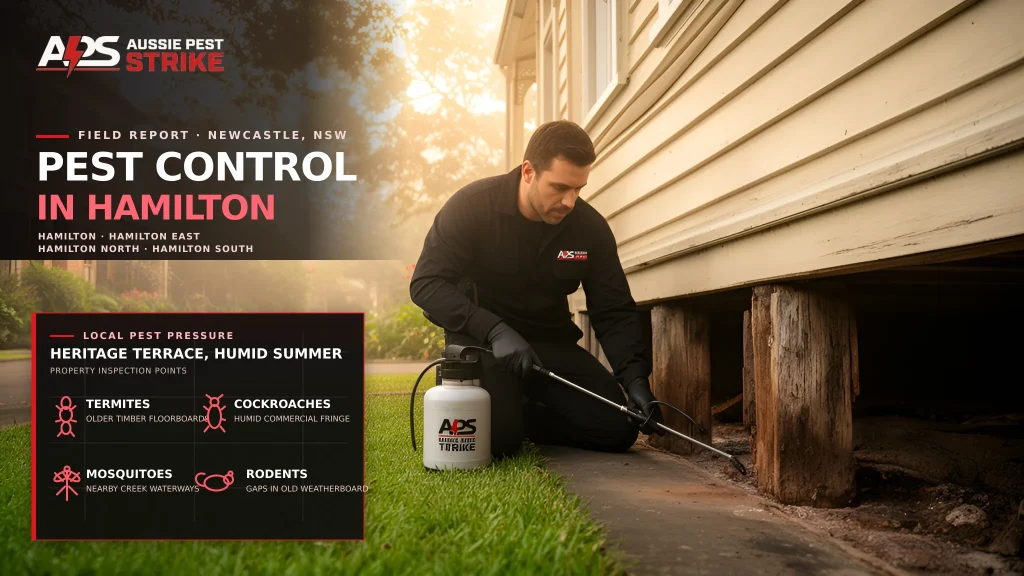 Pest Control in Hamilton — Aussie Pest Strike