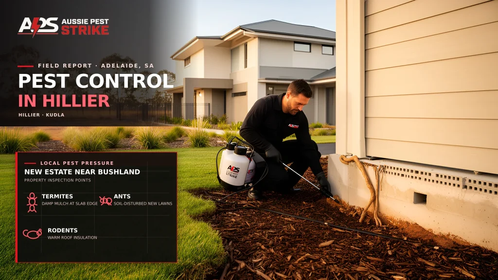 Pest Control in Hillier & Kudla — Aussie Pest Strike
