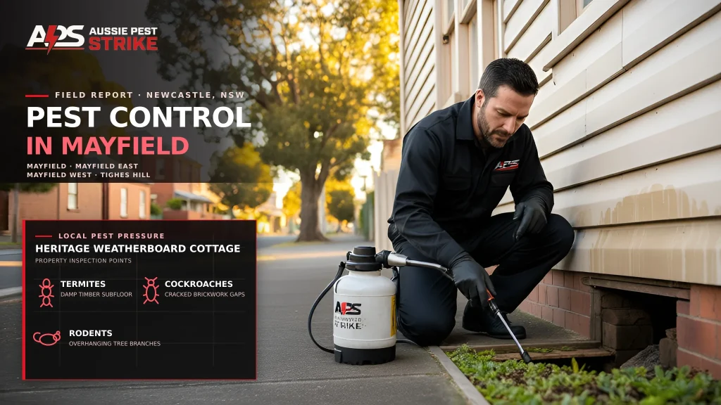 Pest Control in Mayfield — Aussie Pest Strike