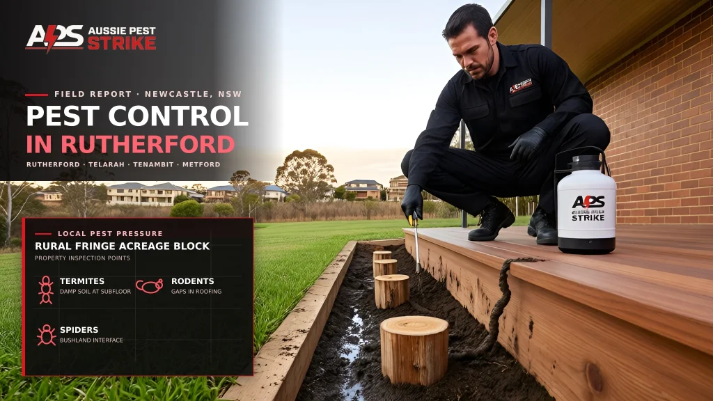 Pest Control in Rutherford — Aussie Pest Strike